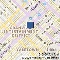 Map Vancouver, BC V6B2B7, Canada