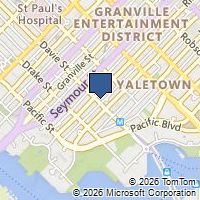 Map Vancouver, BC V6B2G2, Canada