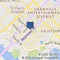 Map Vancouver, BC V6B2G6, Canada