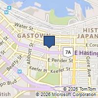 Map Vancouver, BC V6B2J3, Canada