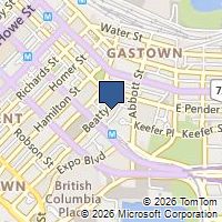 Map Vancouver, BC V6B2L3, Canada