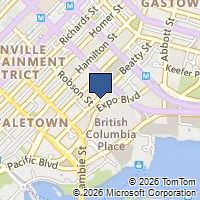 Map Vancouver, BC V6B2M1, Canada