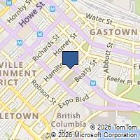 Map Vancouver, BC V6B2P1, Canada