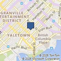 Map Vancouver, BC V6B2P6, Canada