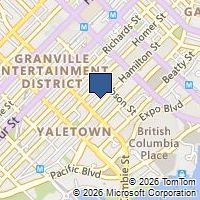 Map Vancouver, BC V6B2R7, Canada