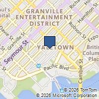 Map Vancouver, BC V6B2R9, Canada