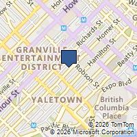 Map Vancouver, BC V6B2W2, Canada