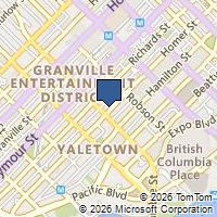 Map Vancouver, BC V6B2W6, Canada