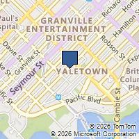Map Vancouver, BC V6B2W9, Canada