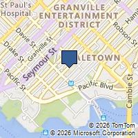 Map Vancouver, BC V6B2X6, Canada