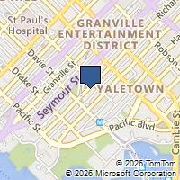 Map Vancouver, BC V6B3E6, Canada