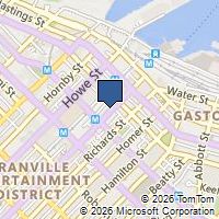 Map Vancouver, BC V6B3H7, Canada