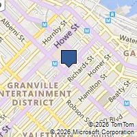 Map Vancouver, BC V6B3K6, Canada