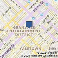 Map Vancouver, BC V6B3L4, Canada