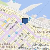 Map Vancouver, BC V6B4W4, Canada