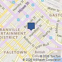 Map Vancouver, BC V6B5A1, Canada