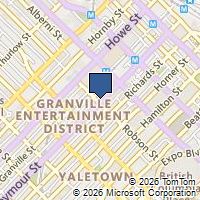 Map Vancouver, BC V6B5J3, Canada