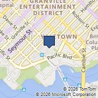 Map Vancouver, BC V6B5L1, Canada