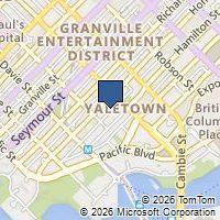 Map Vancouver, BC V6B5T4, Canada