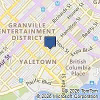 Map Vancouver, BC V6B5W4, Canada