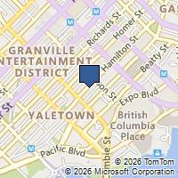 Map Vancouver, BC V6B6A2, Canada