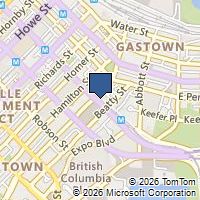 Map Vancouver, BC V6B6A3, Canada