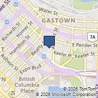 Map Vancouver, BC V6B6C1, Canada