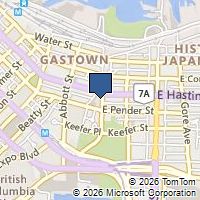 Map Vancouver, BC V6B6E3, Canada