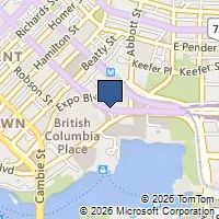 Map Vancouver, BC V6B6G1, Canada