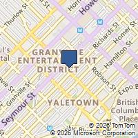 Map Vancouver, BC V6B6H1, Canada