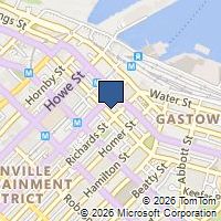 Map Vancouver, BC V6B6H5, Canada