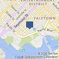 Map Vancouver, BC V6B6K3, Canada