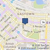 Map Vancouver, BC V6B6N9, Canada