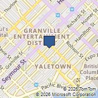 Map Vancouver, BC V6B6P6, Canada