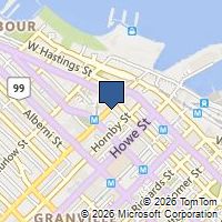 Map Vancouver, BC V6C0A3, Canada