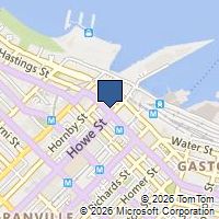 Map Vancouver, BC V6C1B4, Canada