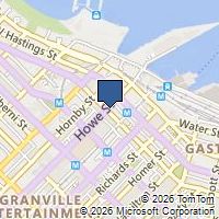 Map Vancouver, BC V6C1H2, Canada