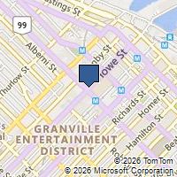 Map Vancouver, BC V6C1P7, Canada