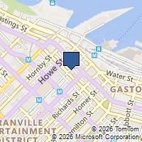 Map Vancouver, BC V6C1V5, Canada