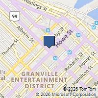 Map Vancouver, BC V6C3E8, Canada