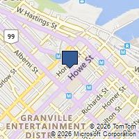 Map Vancouver, BC V6C3K4, Canada