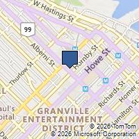 Map Vancouver, BC V6C3L2, Canada