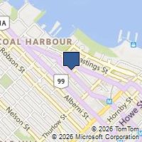 Map Vancouver, BC V6E0A7, Canada