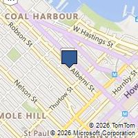 Map Vancouver, BC V6E1A5, Canada