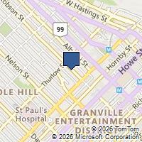 Map Vancouver, BC V6E1A7, Canada