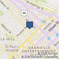 Map Vancouver, BC V6E1A9, Canada
