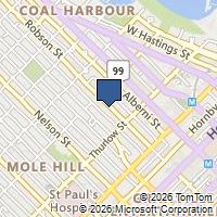 Map Vancouver, BC V6E1B2, Canada