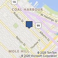 Map Vancouver, BC V6E1C1, Canada