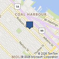 Map Vancouver, BC V6E1C6, Canada