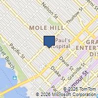 Map Vancouver, BC V6E1M3, Canada